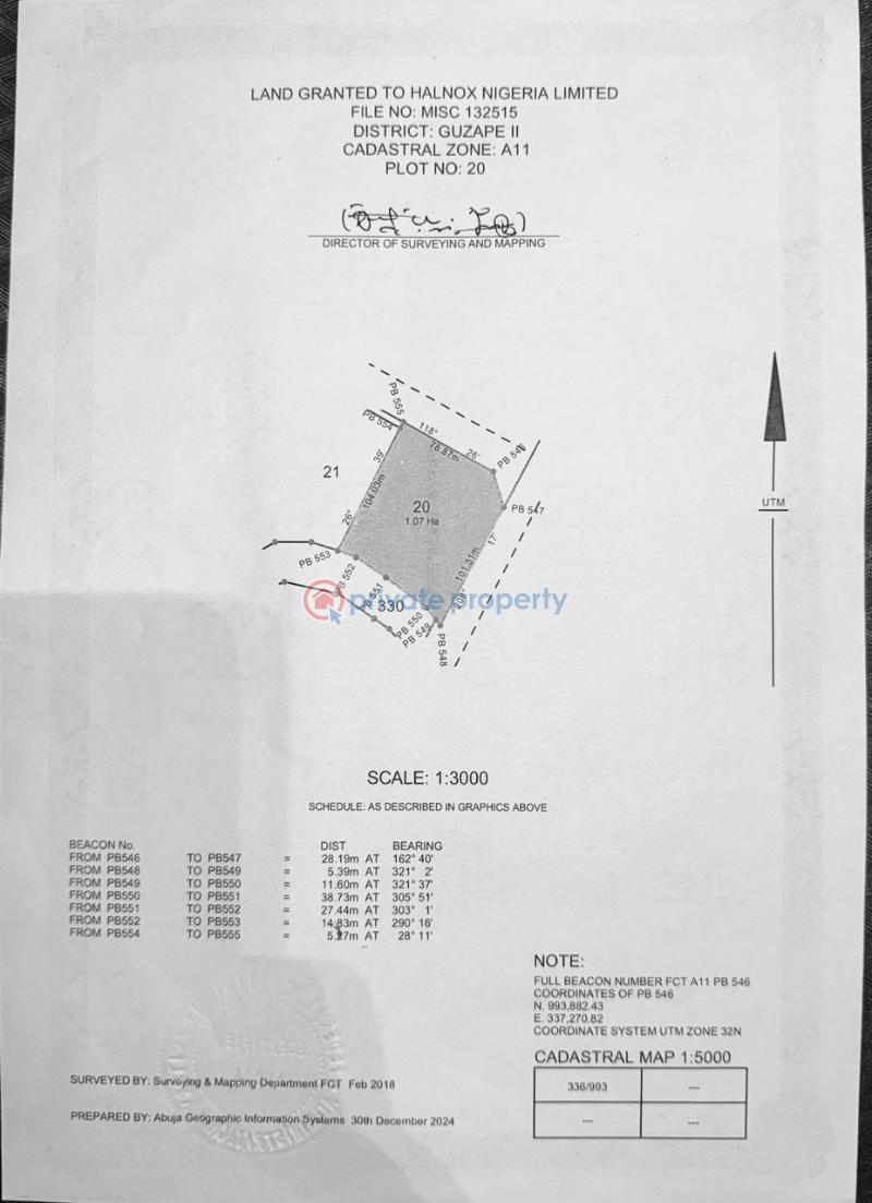 Commercial Land For Sale Guzape Abuja Phase 1 