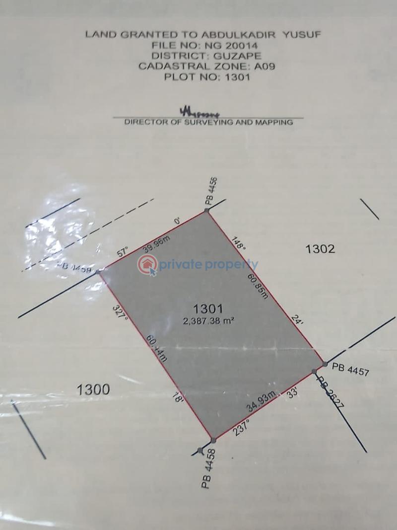 Land For Sale Guzape Abuja Phase 1 