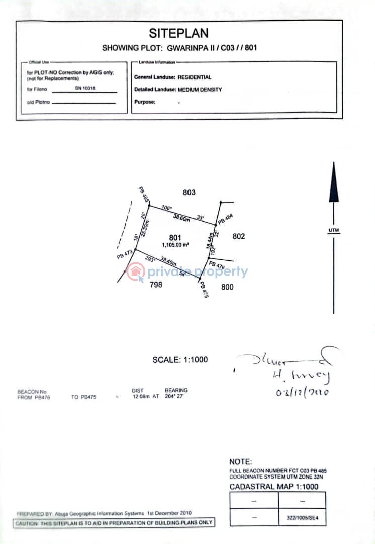 Residential Land For Sale Gwarimpa Abuja Phase 3 