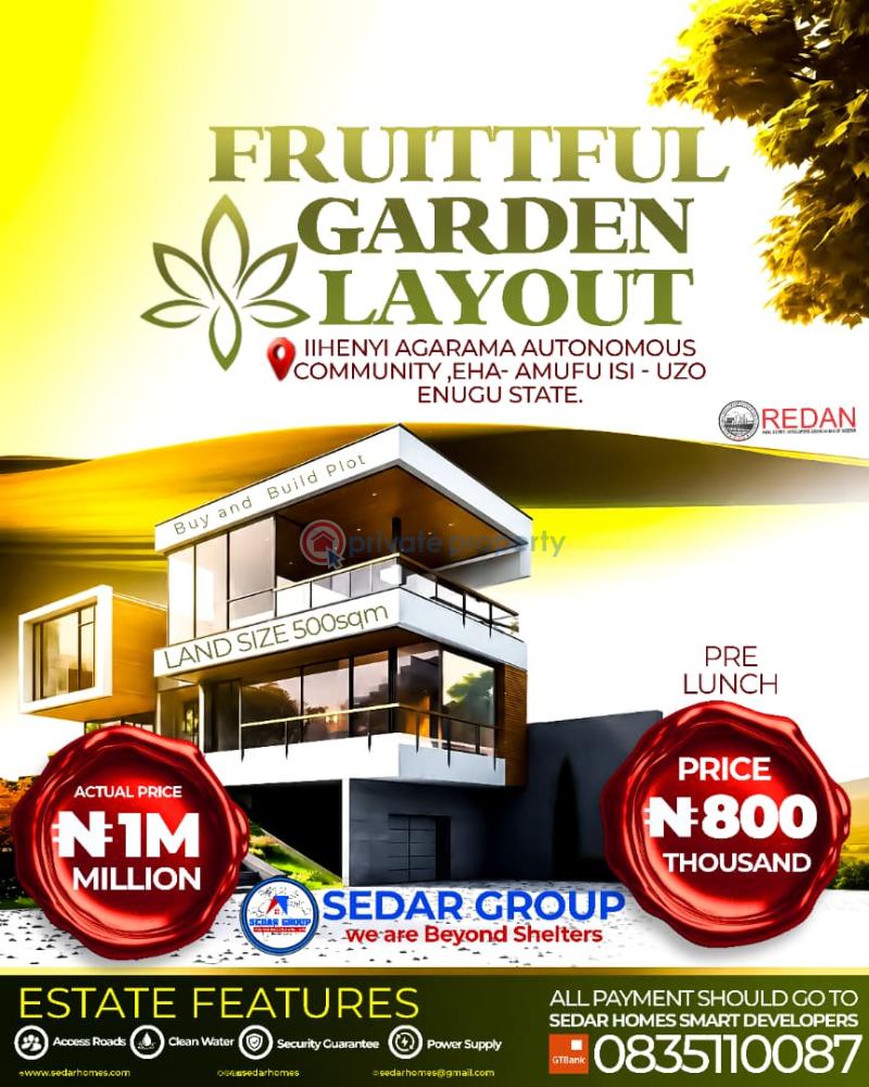 Land For Sale Eha Amufu Isi-Uzo Enugu