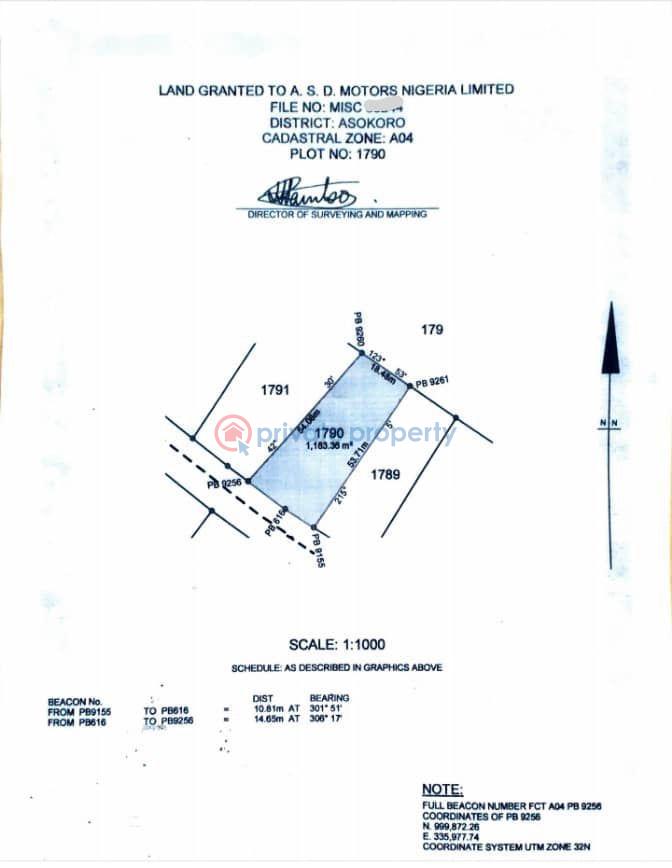Land For Sale Area 1-11 Abuja Phase 1 