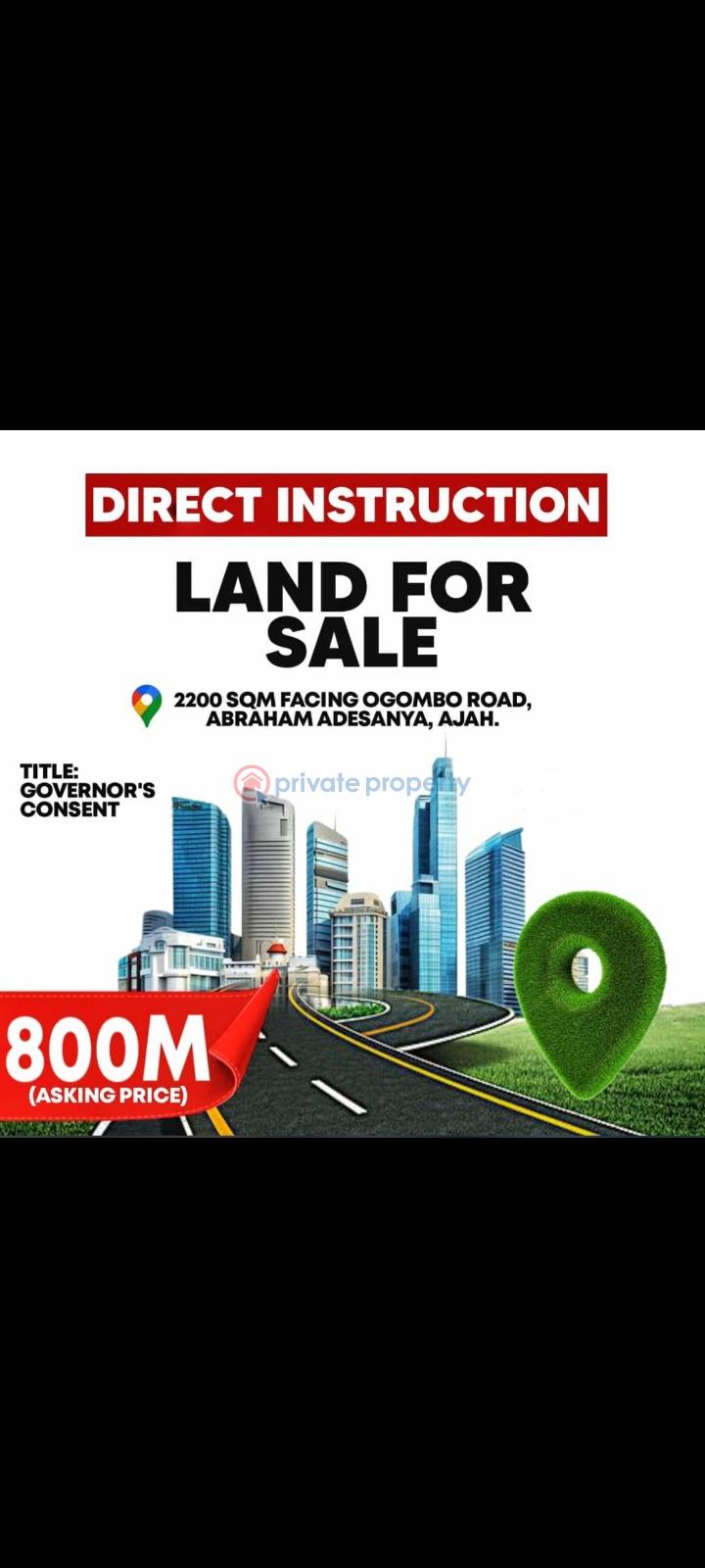 Mixed use Land For Sale Abraham Adesanya Housing Estate Abraham Adesanya Ajah Lagos