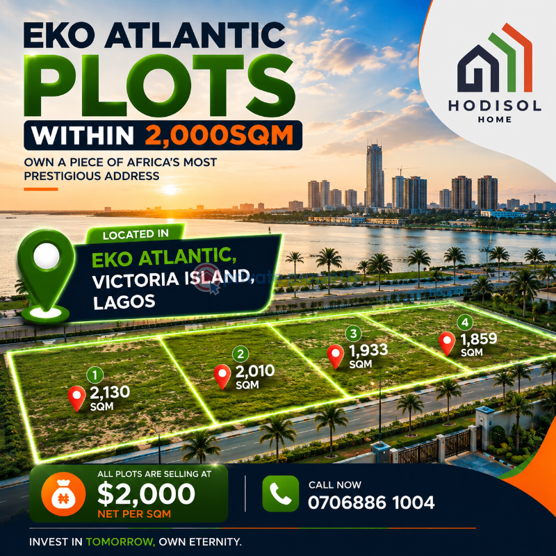 Mixed use Land For Sale Eko Atlantic Victoria Island Lagos