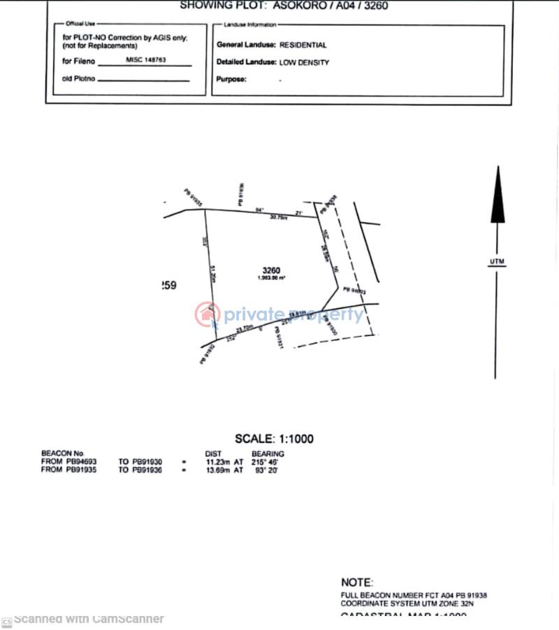 Plot of land - 1 Residential Land For Sale Asokoro Abuja Phase 1  - 1
