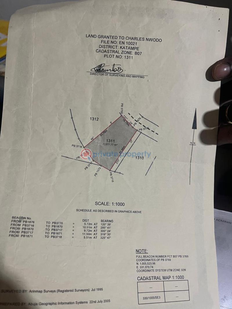 Residential Land For Sale Katampe Main Abuja Phase 2  - 0