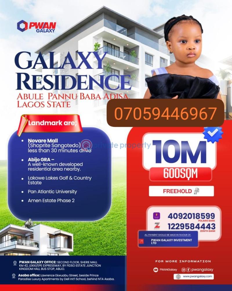 Mixed use Land For Sale Close To Baba Adisa Bus Stop Ibeju-Lekki Lagos