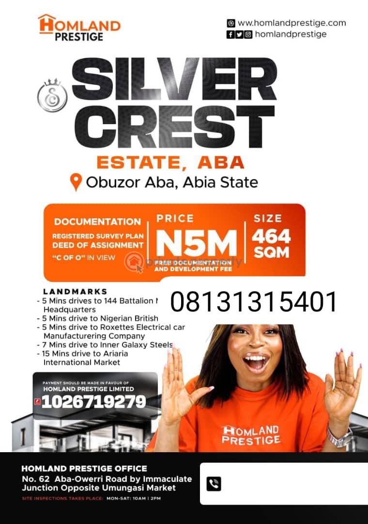 Mixed use Land For Sale Obiga,close To Nigeria British University Ukwa West Abia
