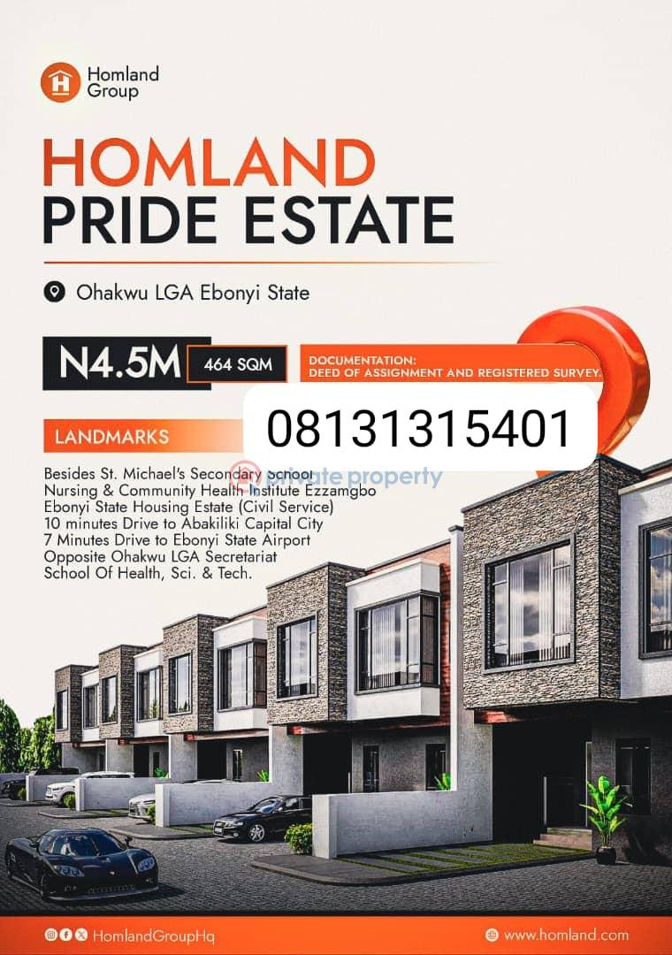 Mixed use Land For Sale Beside St Michael's Secondary Health Ohaukwu Ebonyi
