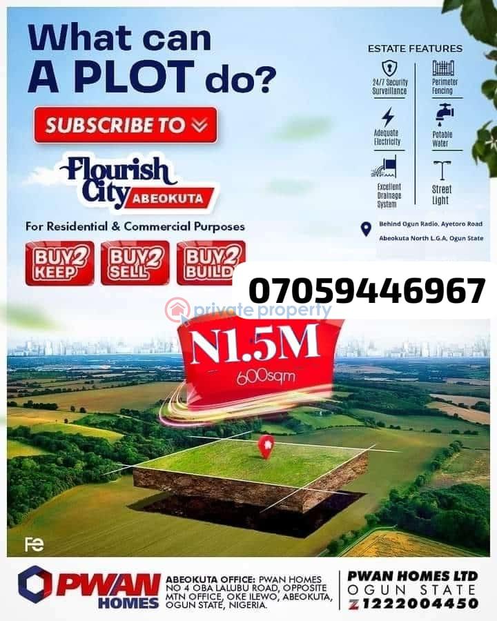 Land For Sale Behind Ogun Radio Station Ayetoro Road Abeokuta. Abeokuta Ogun