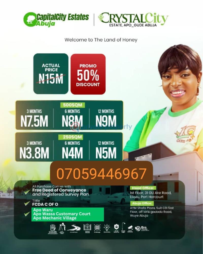 Mixed use Land For Sale Apo Gude Abuja Phase 4 