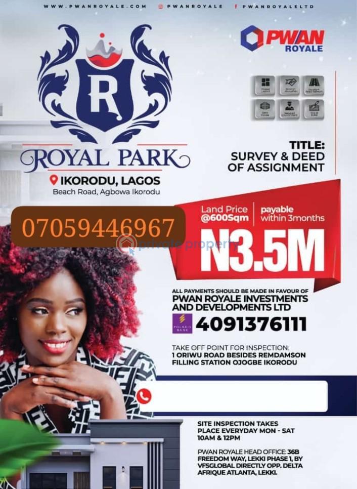 Land For Sale Agbowa Ikorodu Ikorodu Lagos