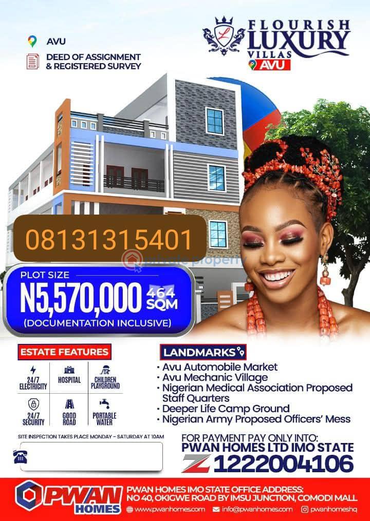 Mixed use Land For Sale Avu Owerri West Owerri Imo