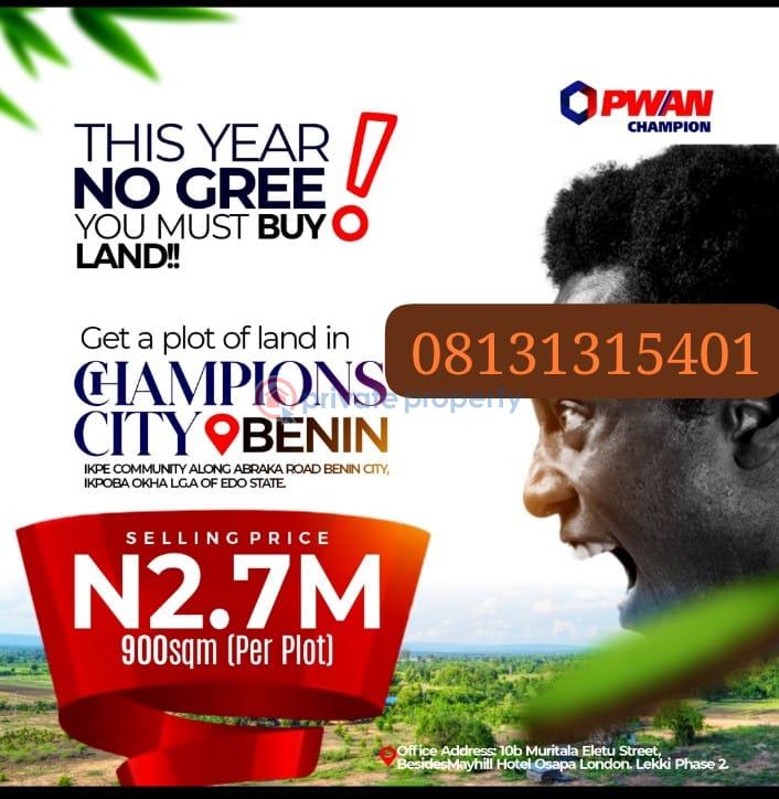 For sale Mixed use Land Benin Abraka Road, Evbiakagba Town Ikpoba Okha