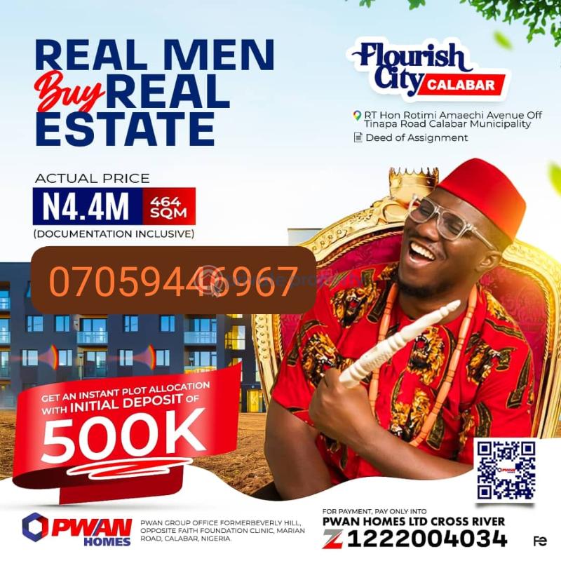 Mixed use Land For Sale Rt Hon Rotimi Amaechi Avenue Off Tinapa Road Calabar Calabar Cross River
