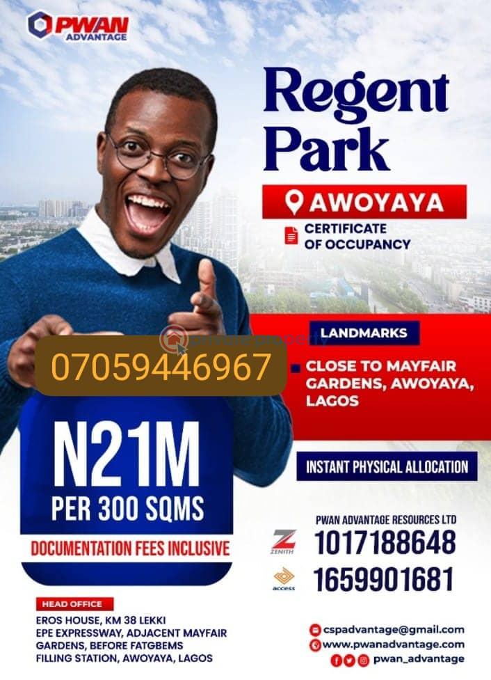 Residential Land For Sale Awoyaya Ibeju Lekki Ibeju-Lekki Lagos