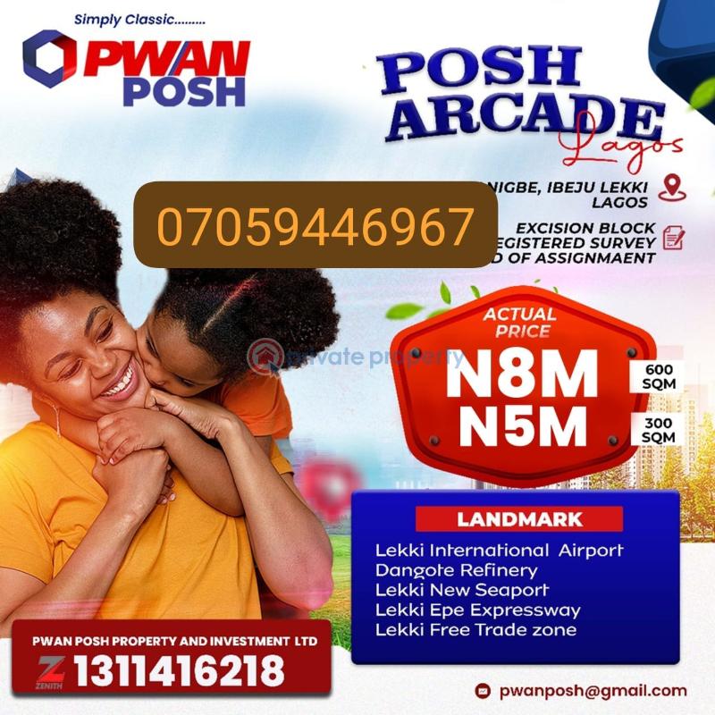 Mixed use Land For Sale Eleranigbe Eleran Igbe Ibeju-Lekki Lagos