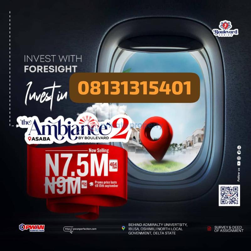 Mixed use Land For Sale Behind Admiralty University Ibusa Asaba Delta State Oshimili North Delta