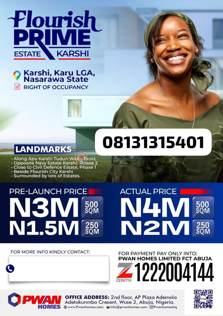Mixed use Land For Sale Karshi Karu Nassarawa