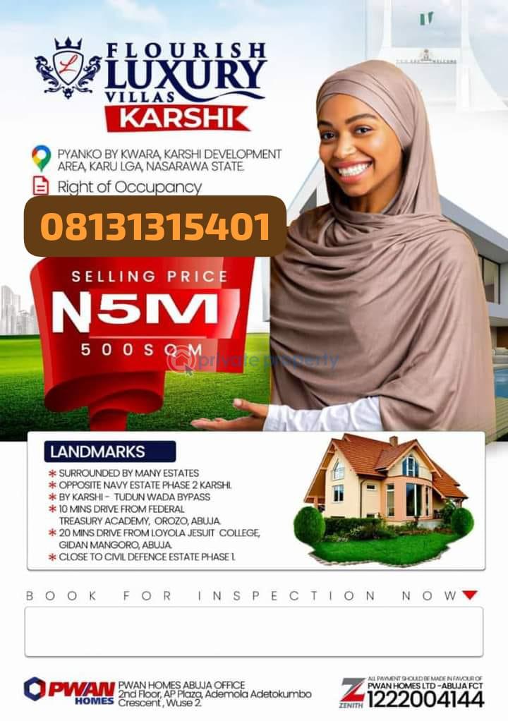 Mixed use Land For Sale Pyanko By Kwara Karshi Development Area Karu Nassarawa