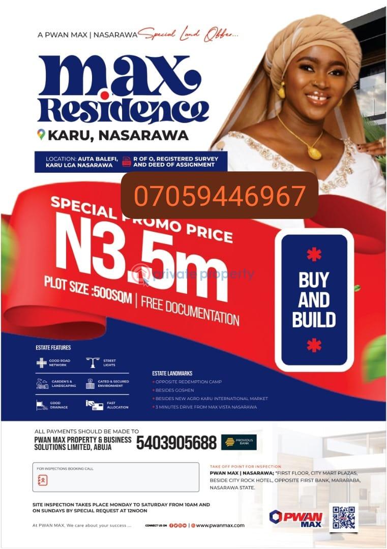 Mixed use Land For Sale Opposite Redemption Camp Karu Nassarawa