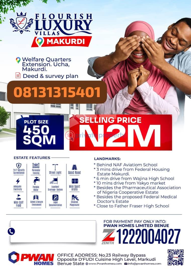 Mixed use Land For Sale Welfare Quarters Extension Ucha Ukum Benue