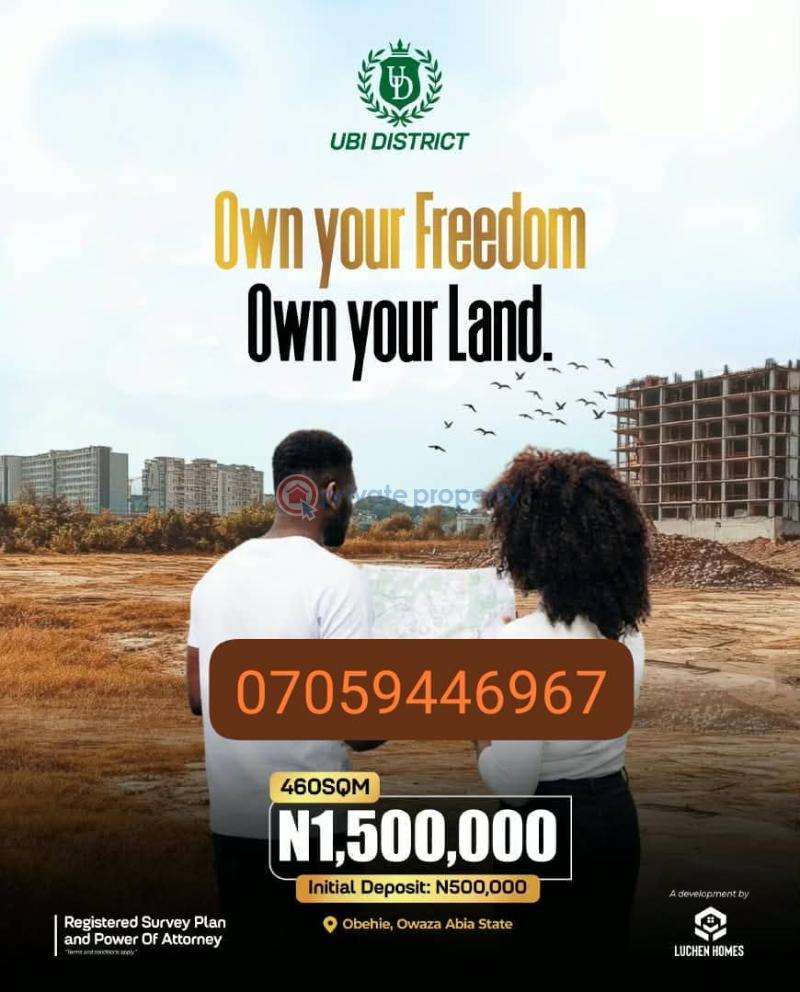 Mixed use Land For Sale Obehie Owaza Ukwa West Abia