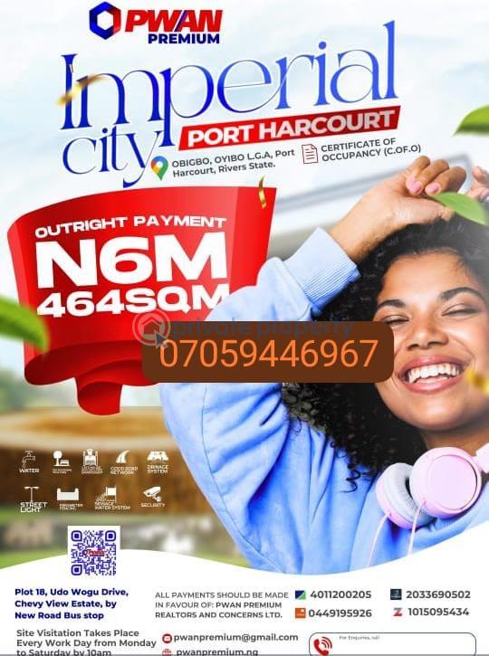 Land For Sale Obigbo,oyigbo Lga Portharcourt River State Port Harcourt Rivers