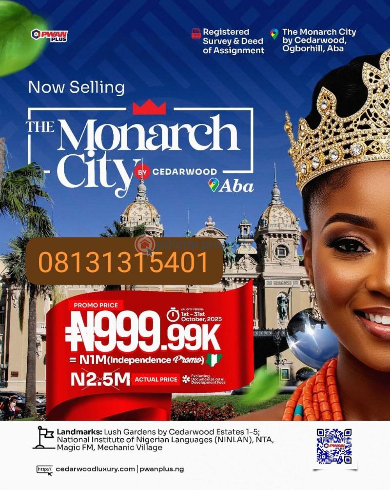 Mixed use Land For Sale Close To Magic Fm Obi Nwa Abia