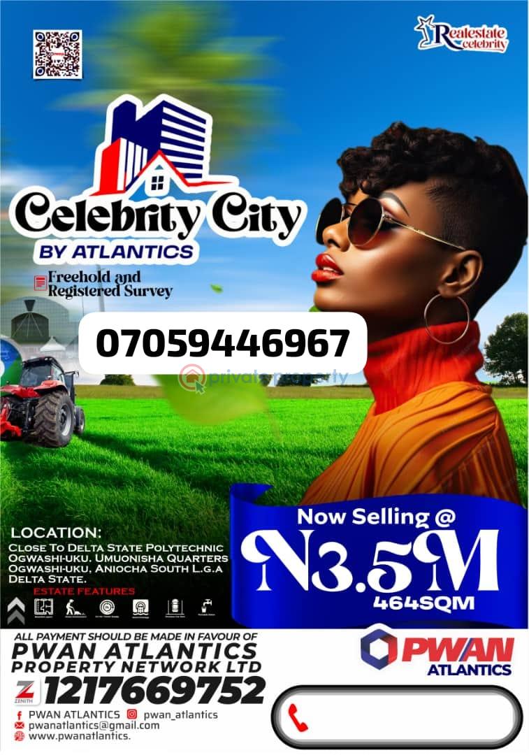 Mixed use Land For Sale Very Close To Delta State Polythechnic, Umuonisha Quarters. Aniocha South Delta