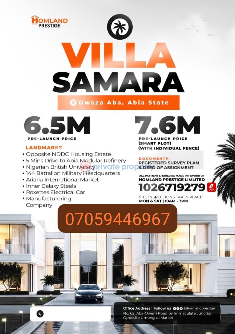 Land For Sale Opposite Nddc Housing Estate Ukwa West Abia