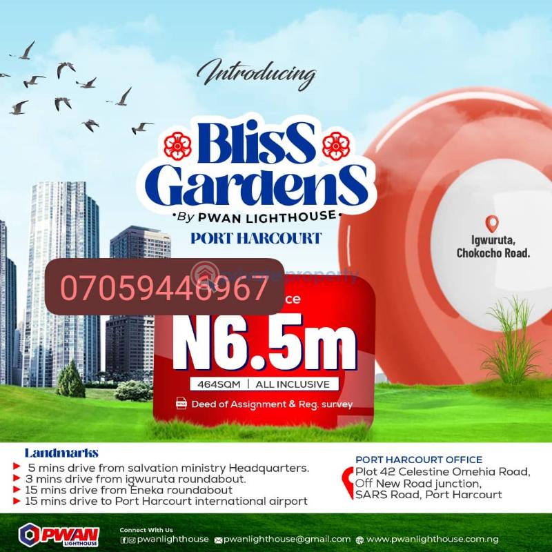 Mixed use Land For Sale Igwurita Chokocho Road Ikwerre Rivers 