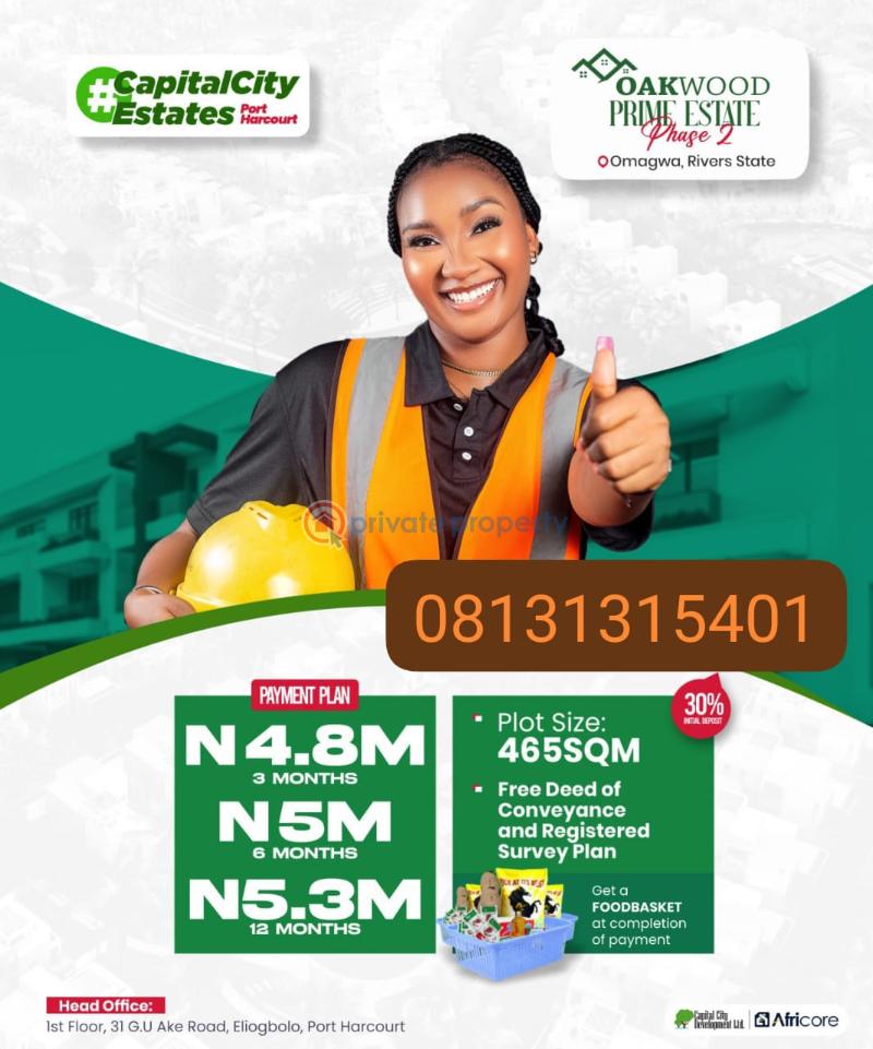Mixed use Land For Sale Omagwa Ikwerre Rivers 