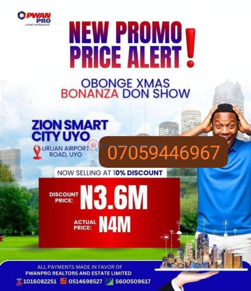 Land For Sale Along Airport Road Uruan Akwa Ibom