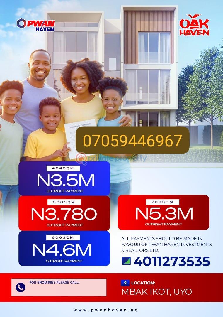 Mixed use Land For Sale Mbak Ikot Ibiono Ibom Akwa Ibom