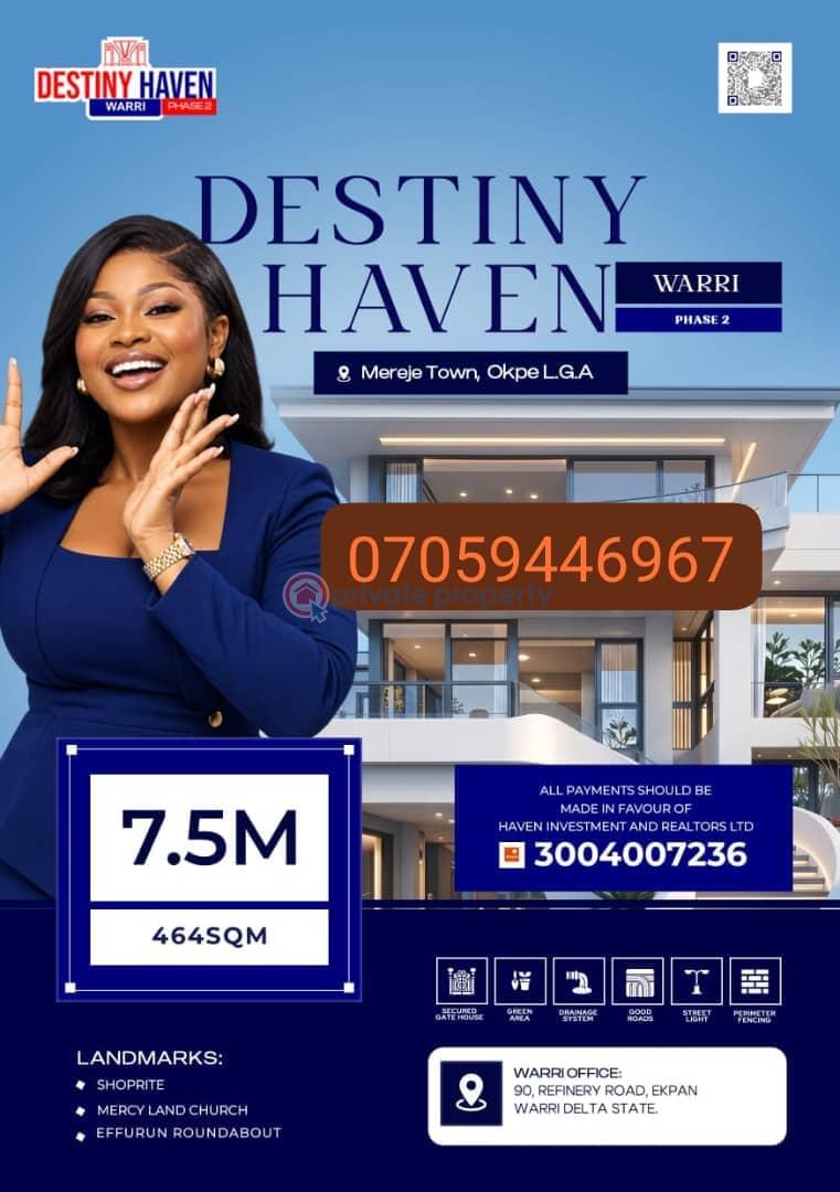 Mixed use Land For Sale Mereje Town Okpe Delta