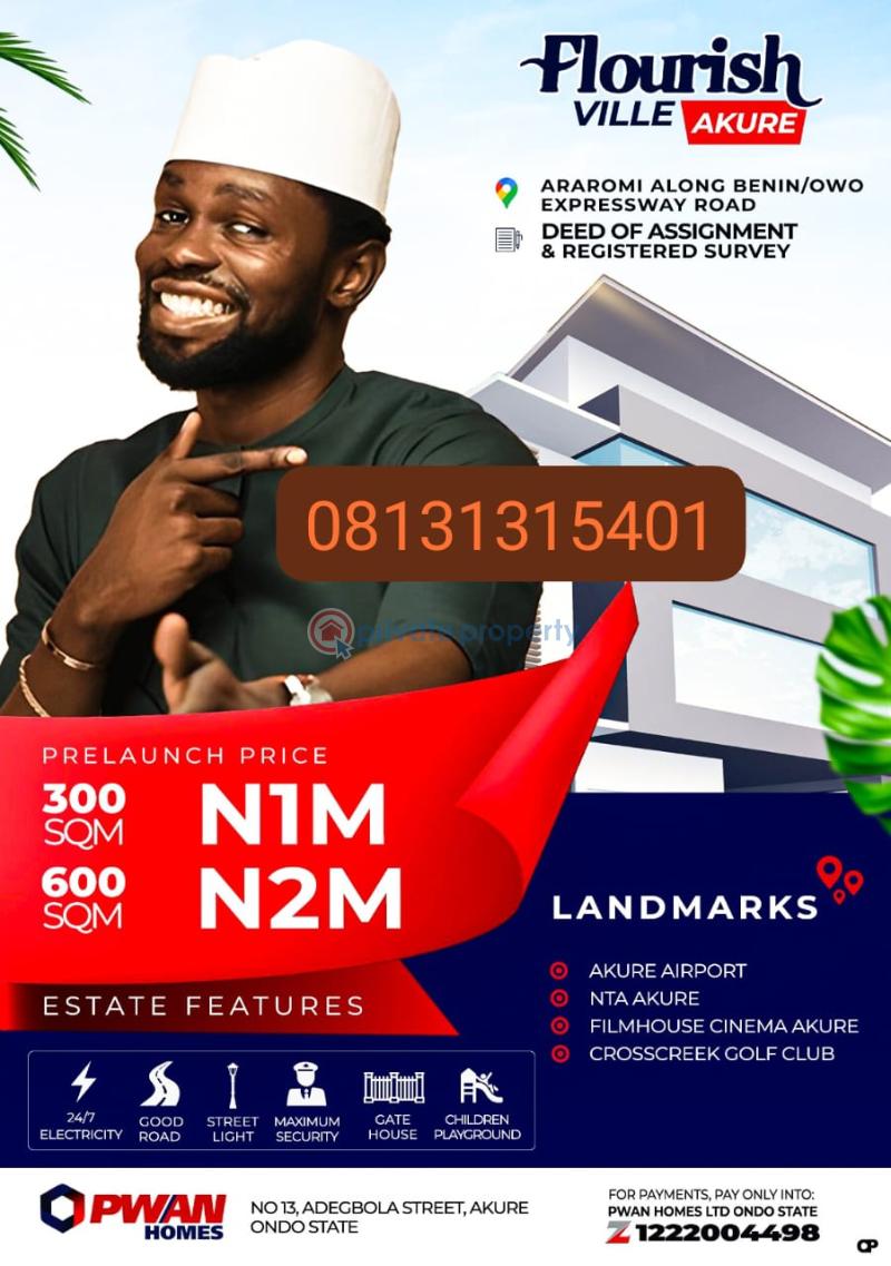 Mixed use Land For Sale Araromi Along Benin/owo Express Road Owo Ondo - 0