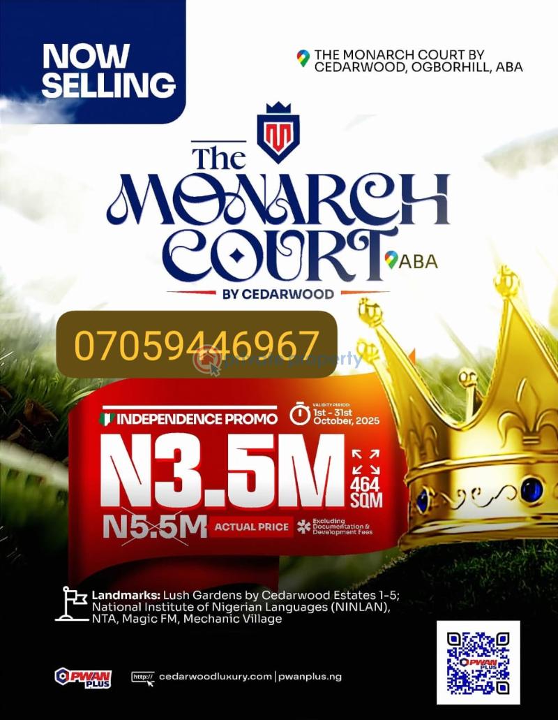 Mixed use Land For Sale Close To Magic Fm Obi Nwa Abia