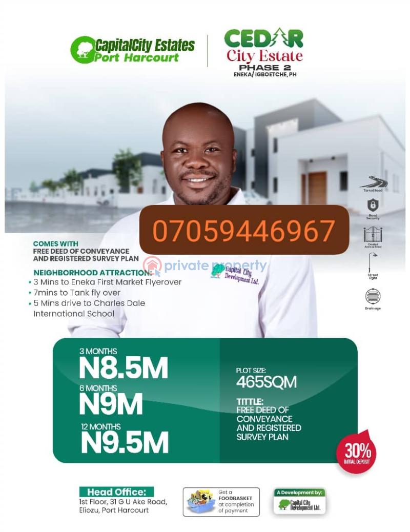 Mixed use Land For Sale Eneka Igbo Etche Road Rivers 