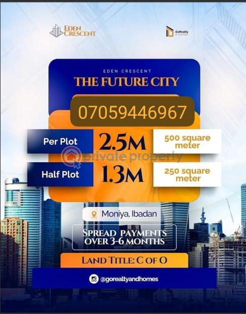 Mixed use Land For Sale Close To Moniya Market Along The Tarred Road Moniya Ibadan Oyo