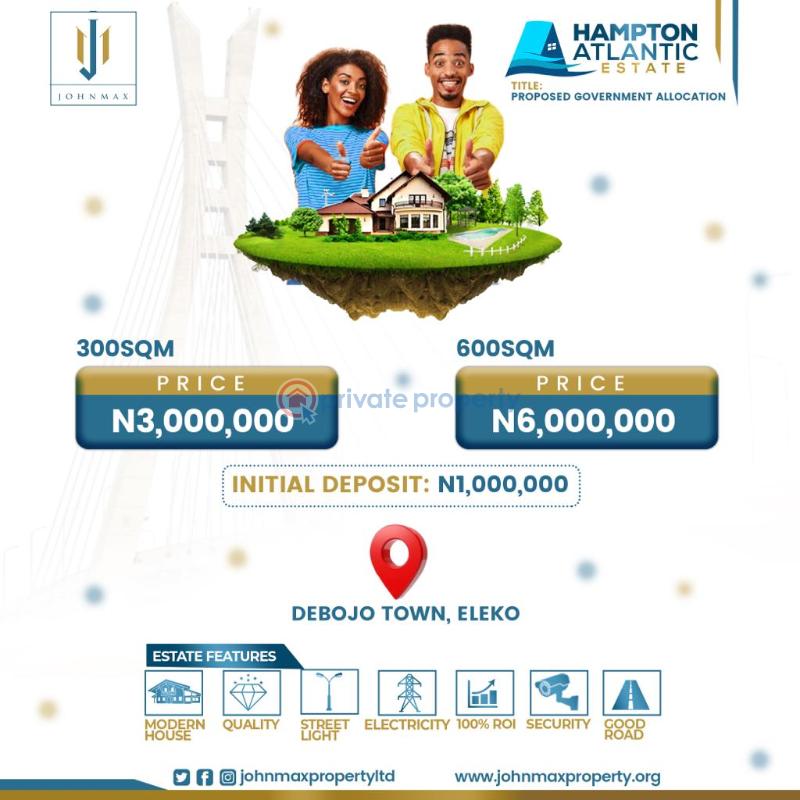 Land For Sale Hampton Atlantic Estate Eleko Ajah Lagos (PID 7PADZK