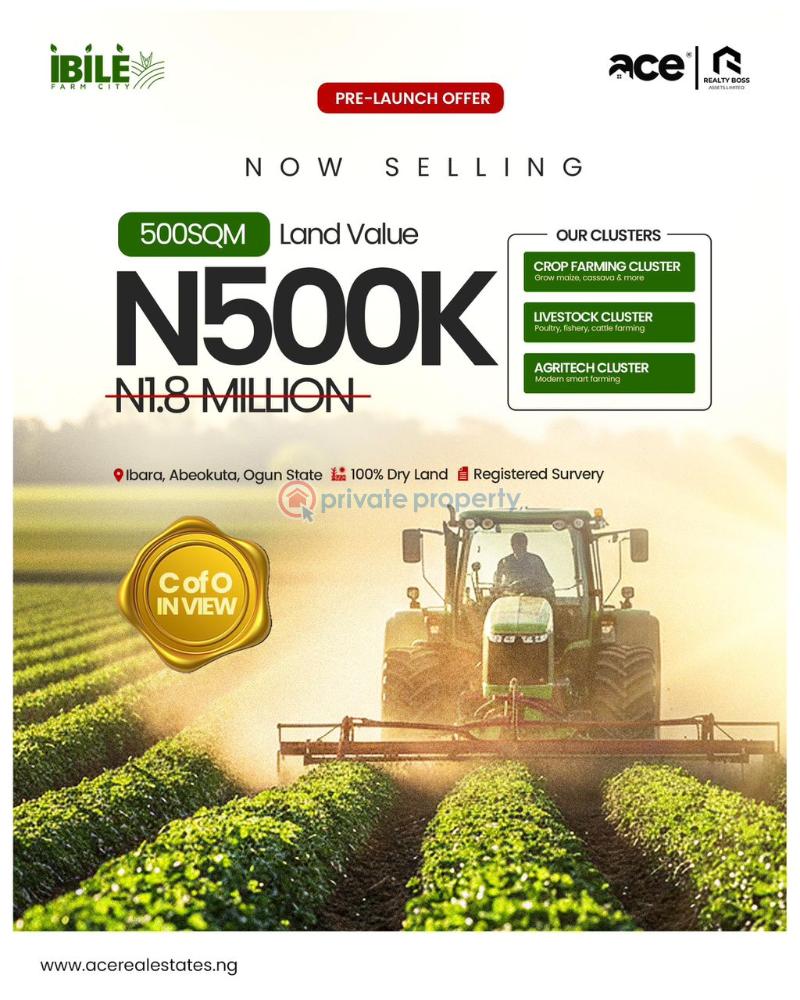 Commercial Land For Sale Ibile Farm City Ibara Abeokuta Ogun State Lagos Abeokuta Ogun - 1