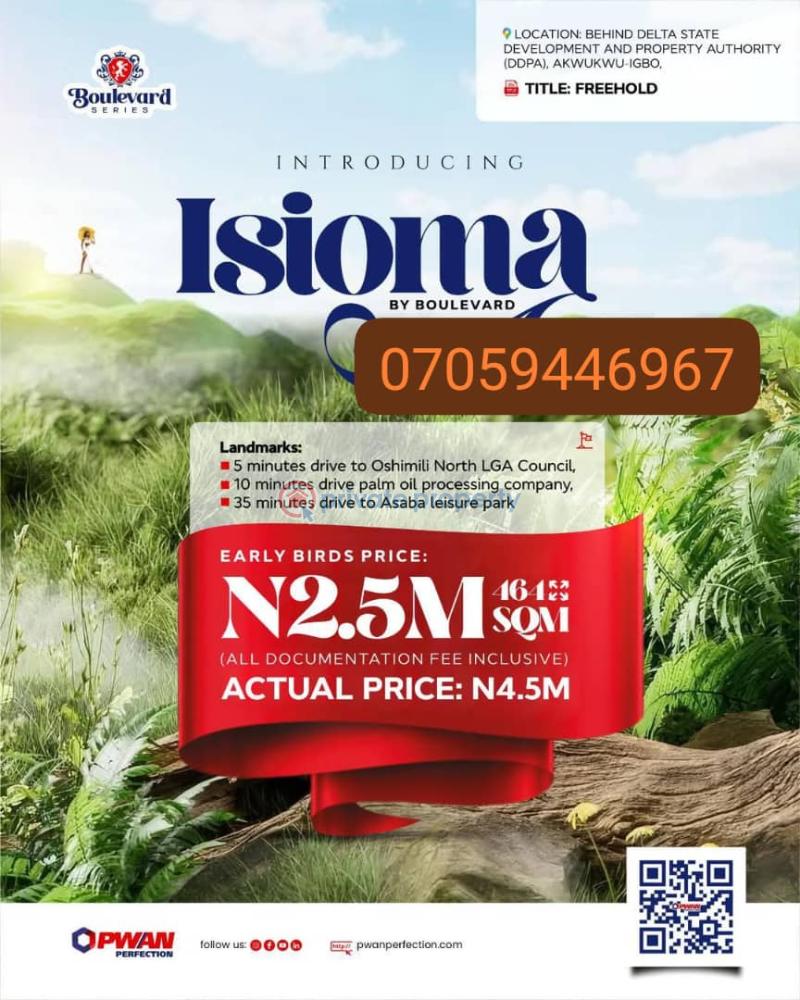 Mixed use Land For Sale Behind Delta State Development And Property Authority Oshimili North Delta