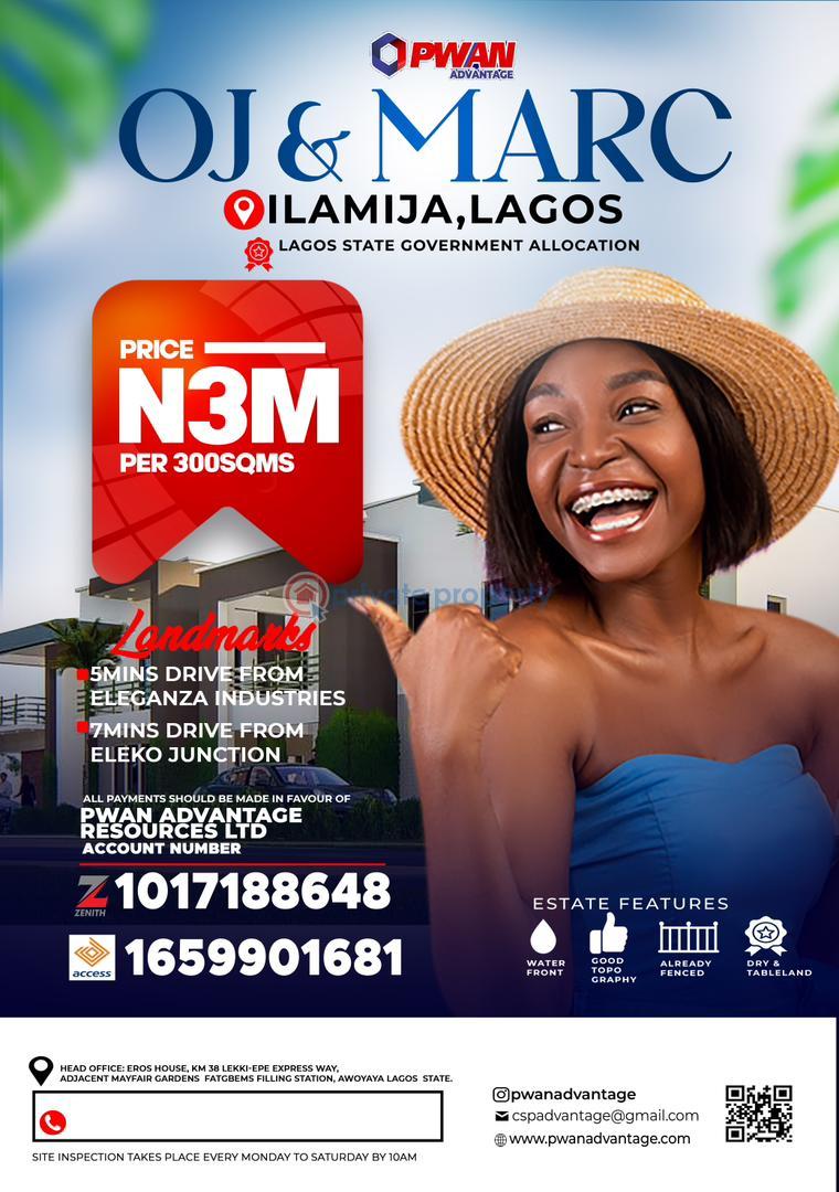 For sale Land Ajah Lagos (PID 2PALPP) Private Property Nigeria