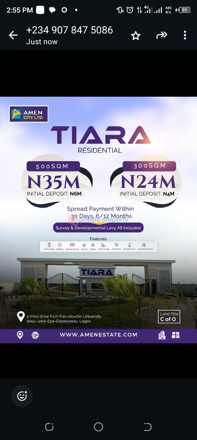 Residential Land For Sale Pan Atlantic University Ibeju-Lekki Lagos - 0