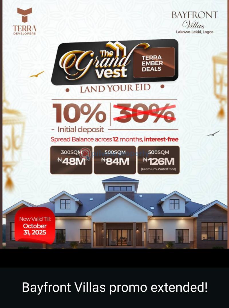 Residential Land For Sale Lakowe, Dangote Refineries Free Trade Zone Ibeju-Lekki Lagos