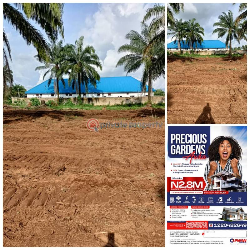 For sale Land Awka South Anambra (PID 5PBBPP) Private Property Nigeria