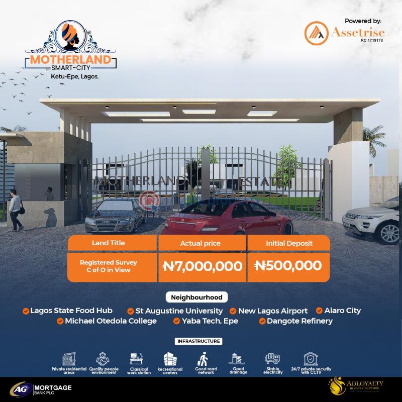 Plots of land for sale - 1 Residential Land For Sale Motherland Smart City Ketu Epe Epe Lagos - 1