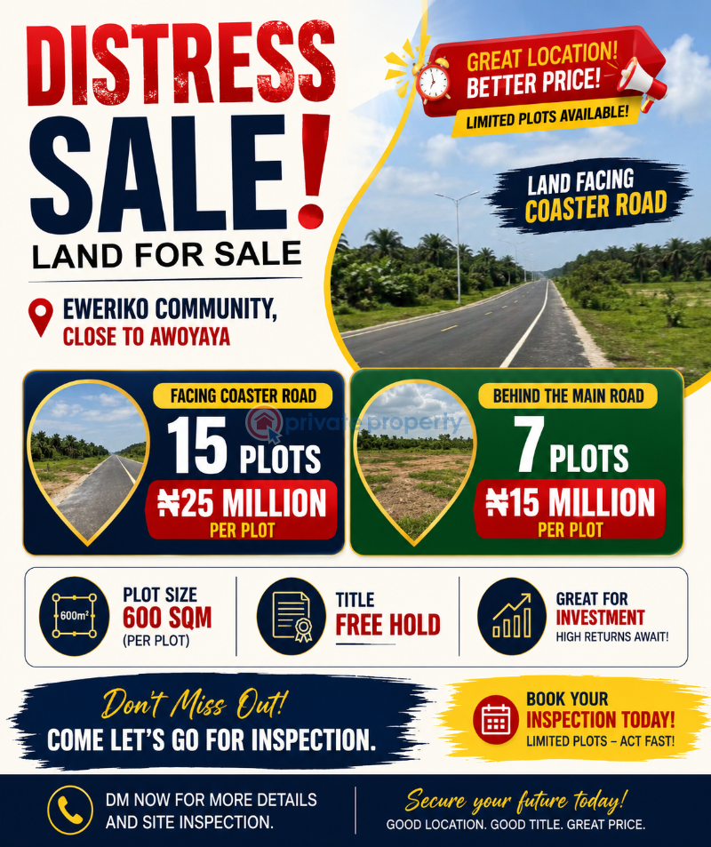 Mixed use Land For Sale Awoyaya Ajah Lagos - 3