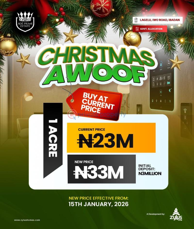 Land For Sale Iwo Lagelu Oyo - 1