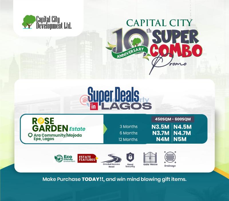 Mixed use Land For Sale Rose Garden Estate Epe Lagos